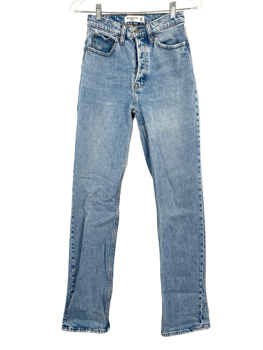 Abercrombie & Fitch The Dad High Rise Jeans Button Fly Size 23